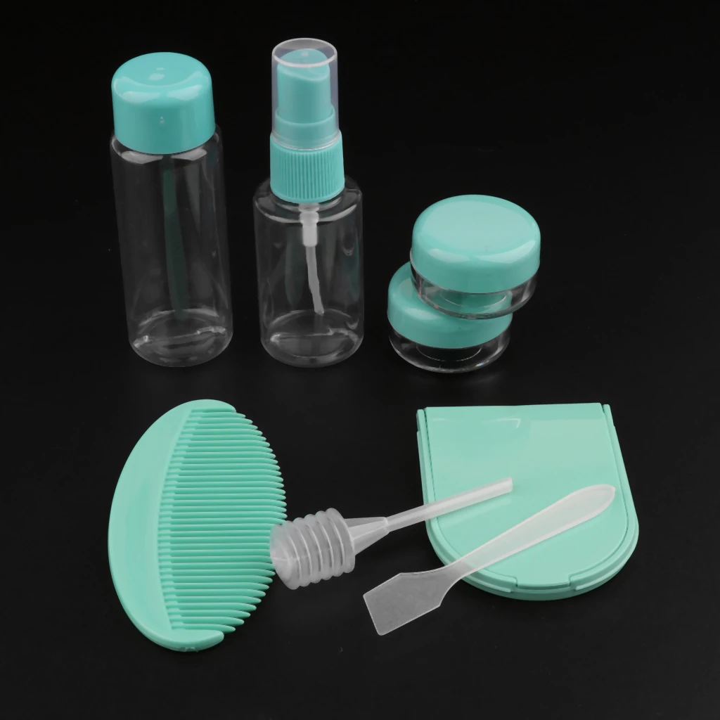 

Mag8Pcs / Set Portable Travel Make Up Cosmetic Toiletries