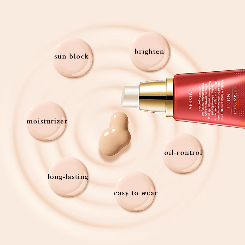 Крем Missha BB #21 или #23 SPF42 PA +++ корейская косметика база для макияжа CC Кремы