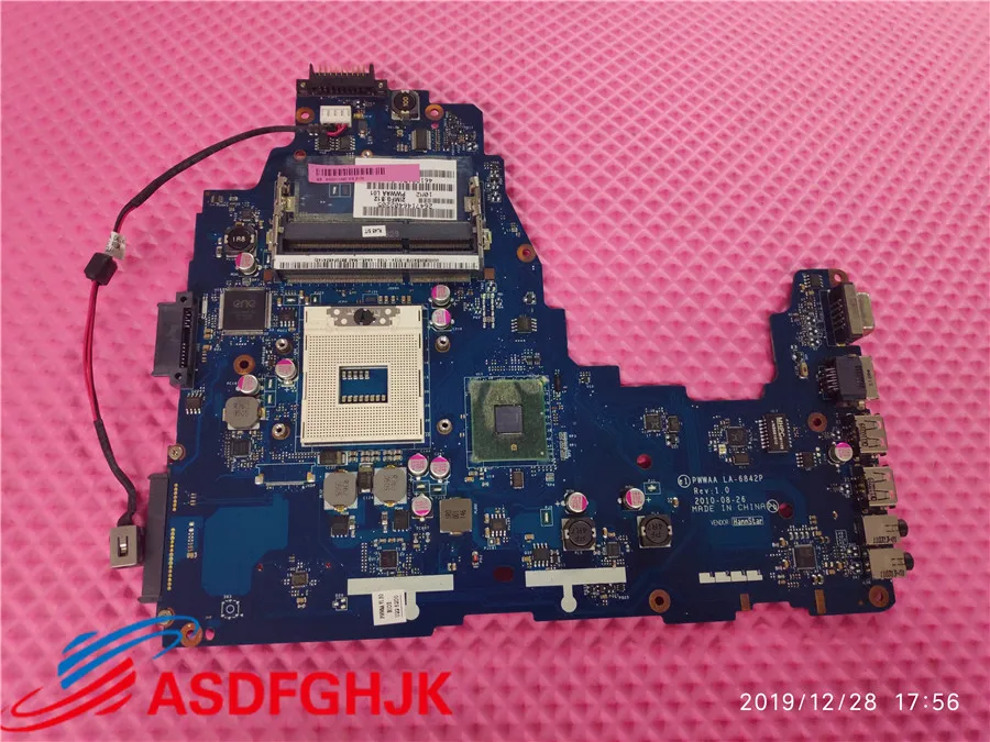 Материнская плата DDR3 K000111440 PWWAA LA 6842P HM55 100% проверенный ОК для ноутбука Toshiba