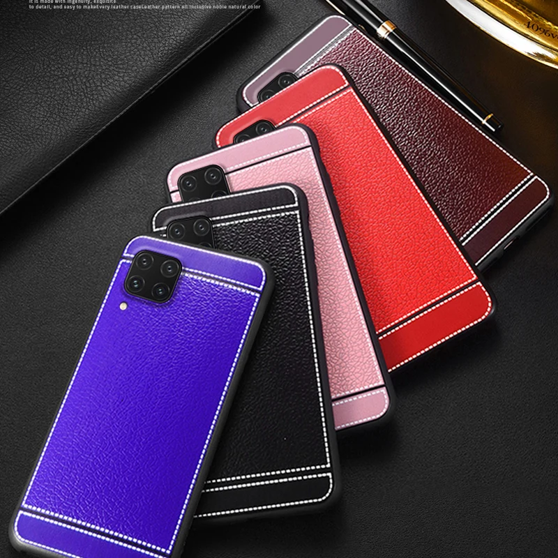 

Чехол для Huawei Nova 6 SE 6SE, кожаный чехол высокого качества с рисунком, мягкий силиконовый чехол с диагональю 6,4 дюйма для Huawei Nova 7i Funda