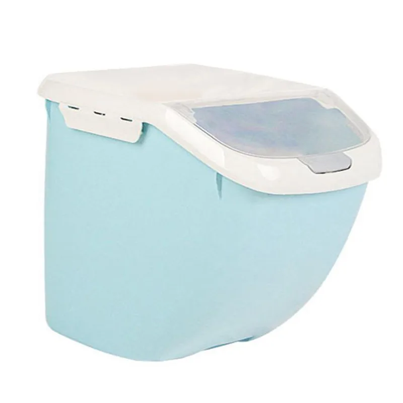 

2021 Rice Storage Box Grain Cereal Dispenser Flip Lid Food Organizer Container Kitchen Storage Sealed Rice Bucket Insect-Proof