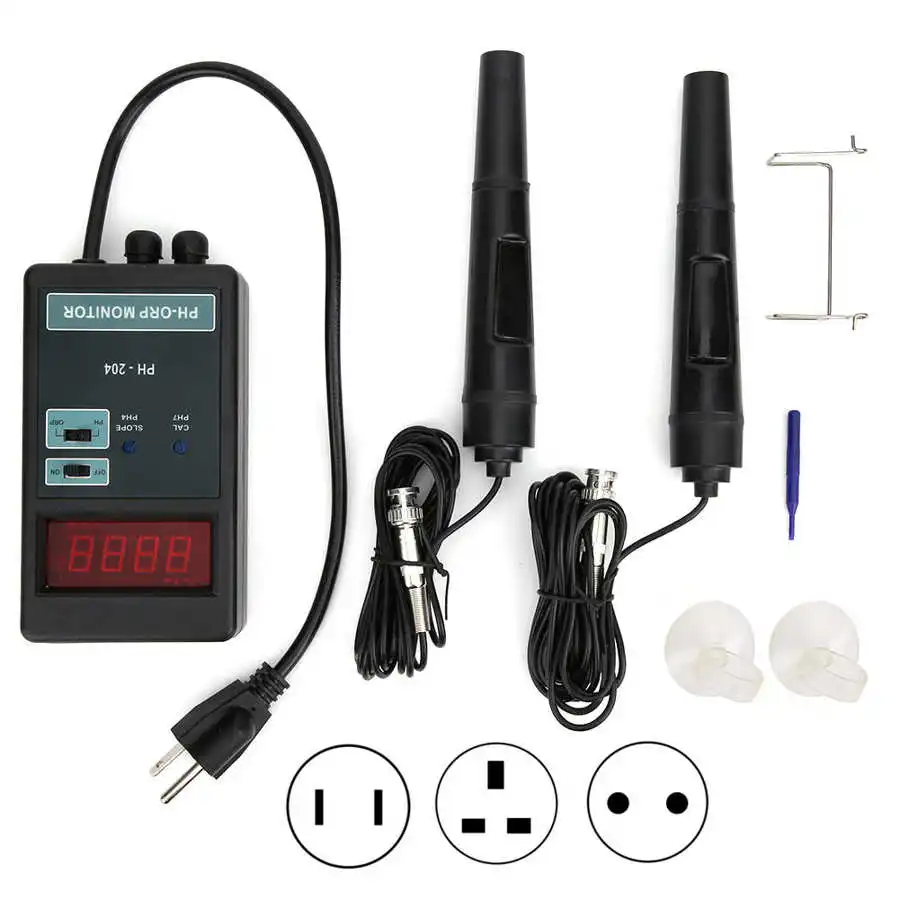 Цифровой светодиодный дисплей PH/ORP контроль температуры Измеритель Тестер