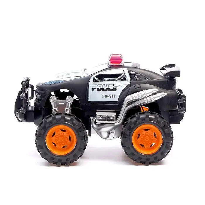 Машина радиоуправляемая Дорожный патруль работает от батареек МИКС | Игрушки и