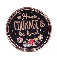 l2538 encourage inspire girls enamel pin womens brooch for clothes lapel pins jewelry backpack accessories gifts