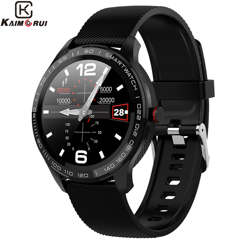 Умные часы L9 ЭКГ пульсометр шагомер звонки напоминание сенсорный экран IP68