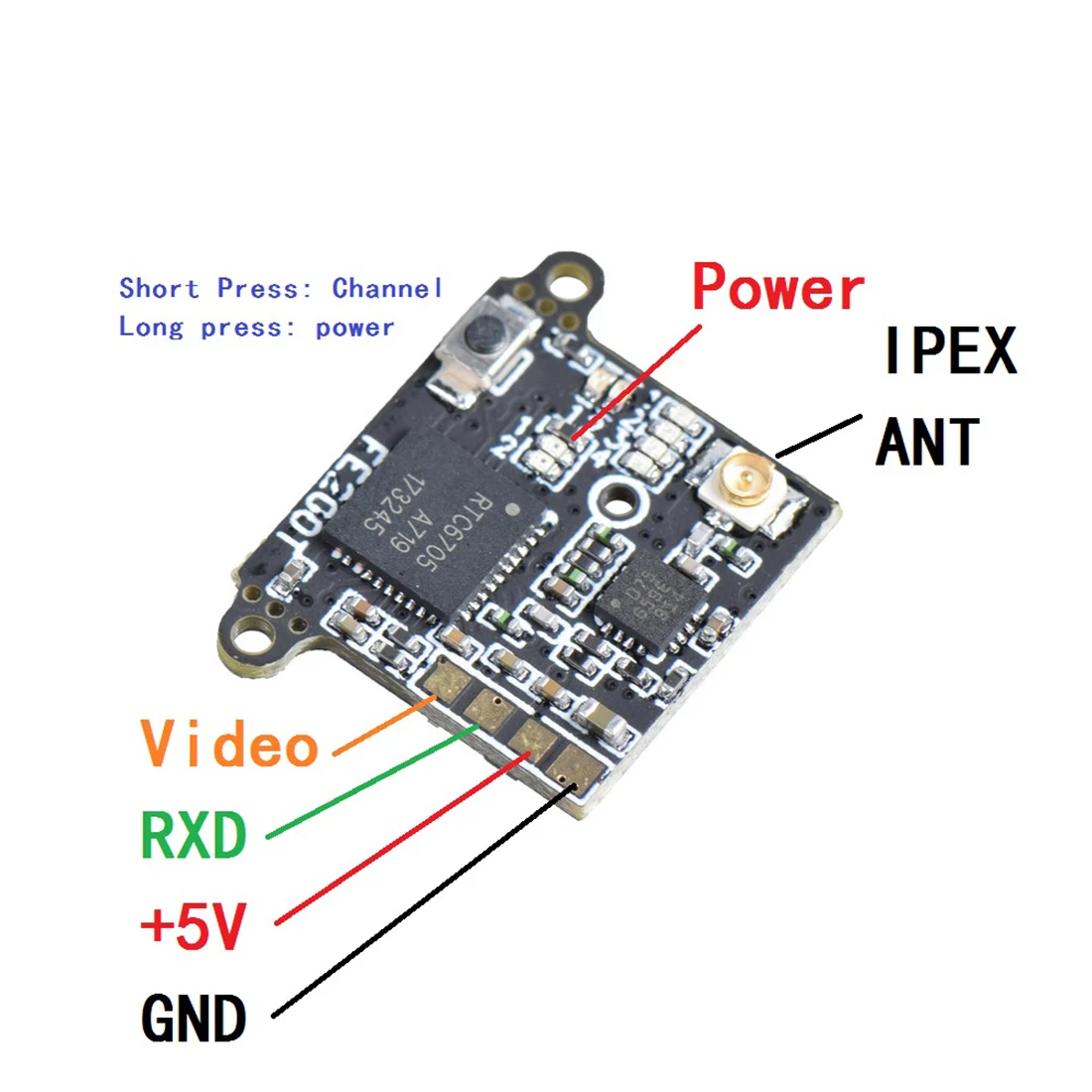 Контроллер полета JMT NameLessRC AIO412T F4 AIO F411 + 12A ESC с мотором 5000KV FE200T 5 8G VTX для гоночного