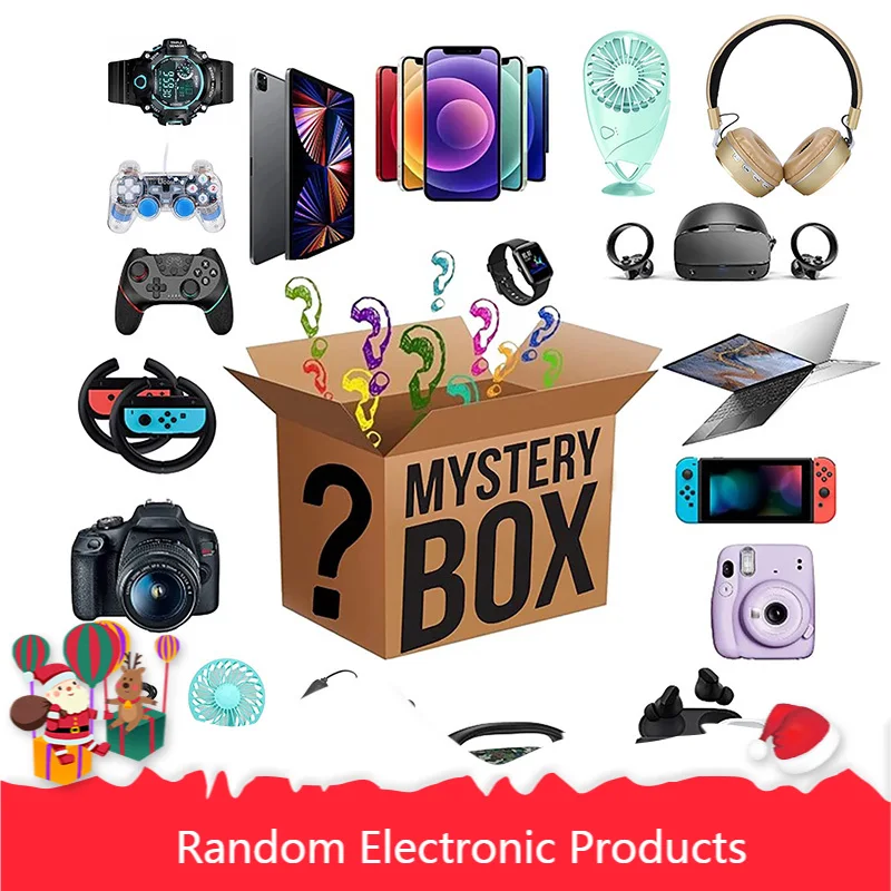 

1-6Pcs Lucky Box Blind Mystery Box Surprise Christmas Gift Box Random Electronic Products Blind Guessing Box Novelty Lucky Box