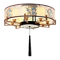 new chinese style living room lamp led ceiling lamp modern atmosphere round creative study dining room lamp