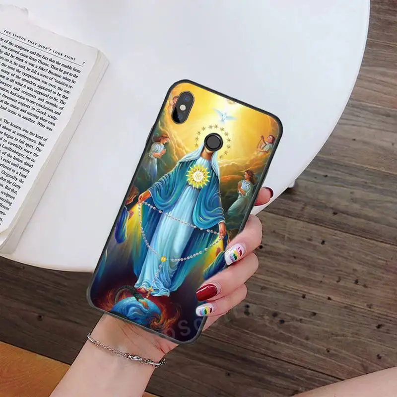 

Bless Virgin Mary Jesus Phone Case For Xiaomi Redmi note 7 8 9 t k30 max3 9 s 10 pro lite