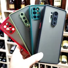 Защитный чехол для телефона с камерой для Xiaomi Poco F3 M3 X3 NFC Mi 11 10T Lite Redmi Note 11 10 9 8 Pro 9A, противоударный матовый чехол-накладка