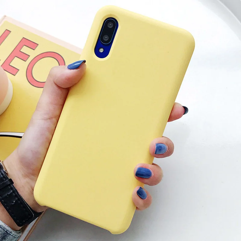 Чехол для Samsung A50 официальный силиконовый чехол с жидкостью Galaxy A505 A505F SM A70 A705F