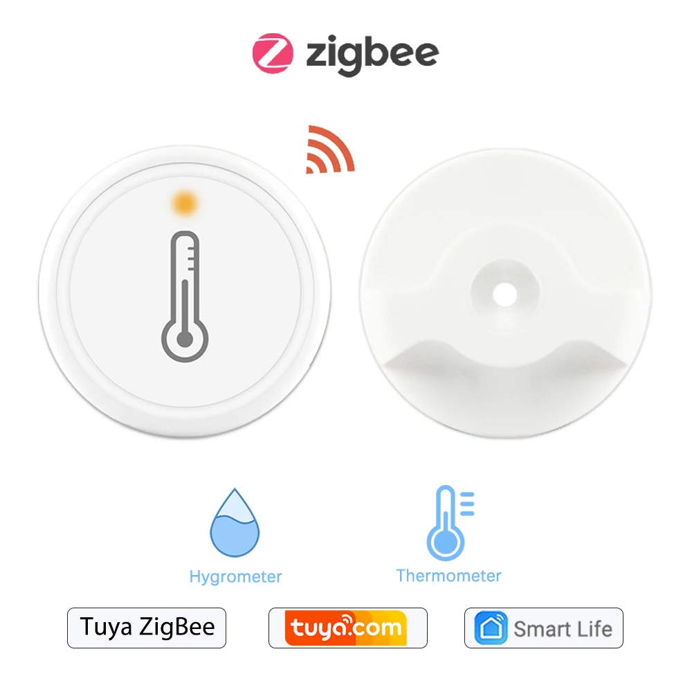 

Tuya ZigBee 3.0 Wireless Temperature and Humidity Sensor Works with Smartthings Conbee Deconz Stick Domoticz Hub Required