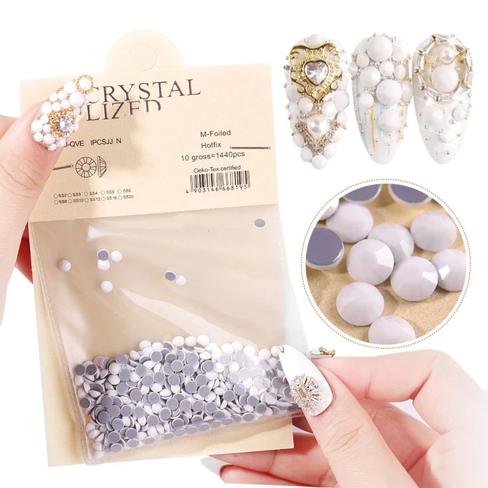 

1 Pack of Nail Art Jewelry New Bag Mixed Glass Boutique High-end Diamond AB Nail Art Jewelry Nail Art Decoration