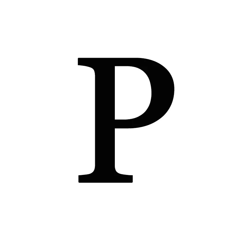 P 1 шт. пары регулируемые 26 букв Простые открытые кольца уникальные кольца с именем лучшего друга влюбленных рождественские подарки - Цвет основного камня: P