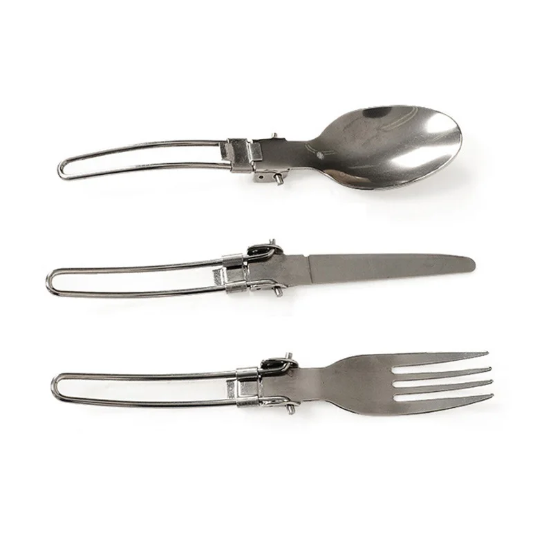 3 в 1 уличные складные столовые приборы оборудование для кемпинга складной нож