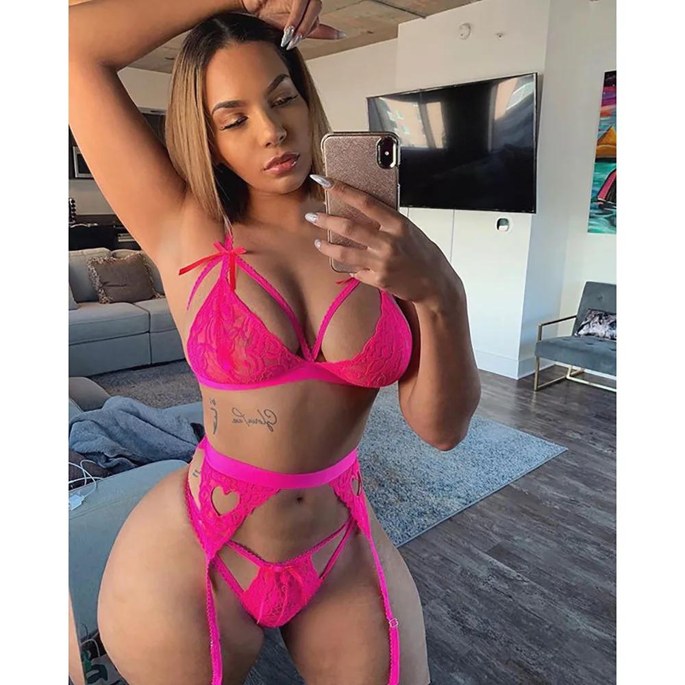 Сексуальное женское нижнее белье Sissy набор прозрачных кружевных бюстгальтеров