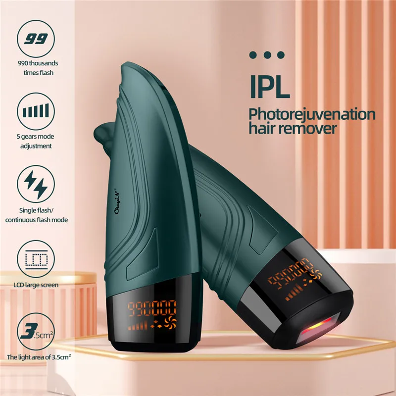 

Фотоэпилятор 990000 вспышек Ipl Электрический лазерный эпилятор для бритья эпилятор для всего тела
