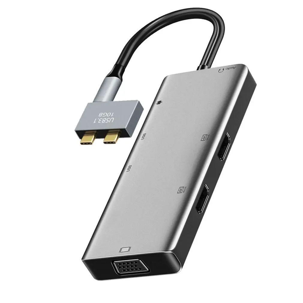 

Док-станция для ноутбука, десять в одном, с поддержкой HDMI
