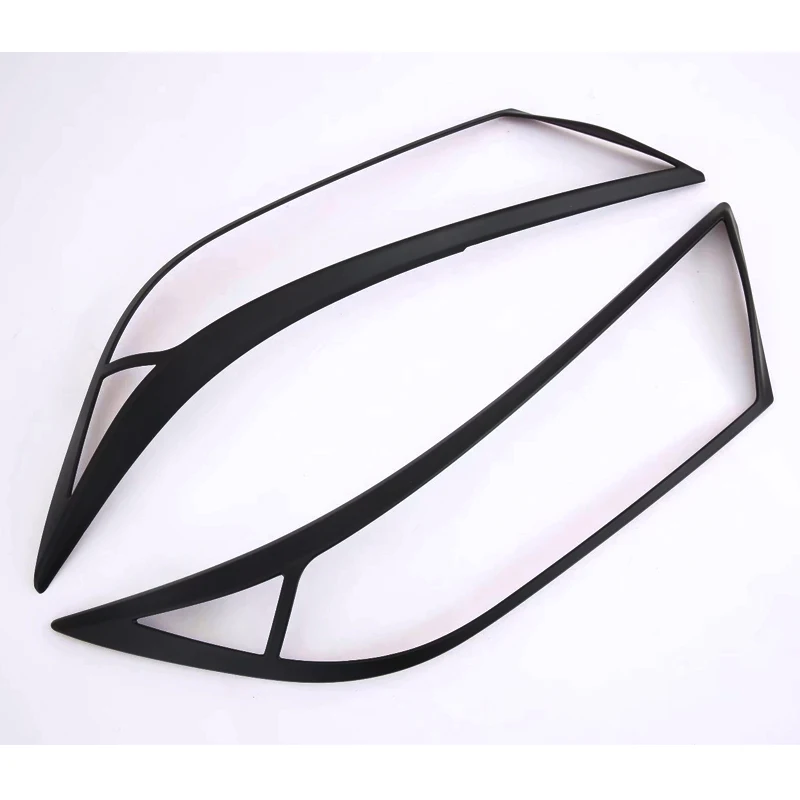 2 шт. наклейка черного цвета передние фары отделка крышки украшения для Toyota RAV4 2019