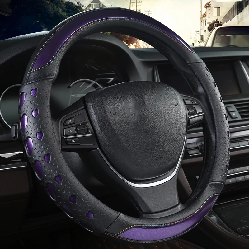 DUKEAUTO автомобильный accerroey оплетка из микроволокна кожа 36 42 см подходит для