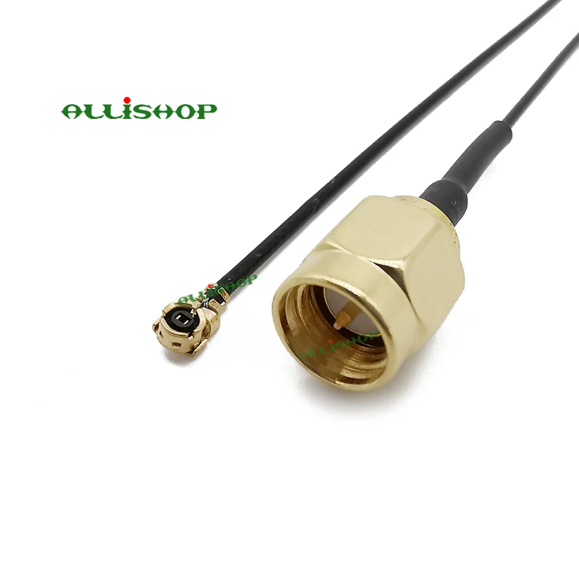Кабель ALLiSHOP SMA мужские Броши штекер к U.FL разъемы IPX 0 3 ГГц Wifi маршрутизатор