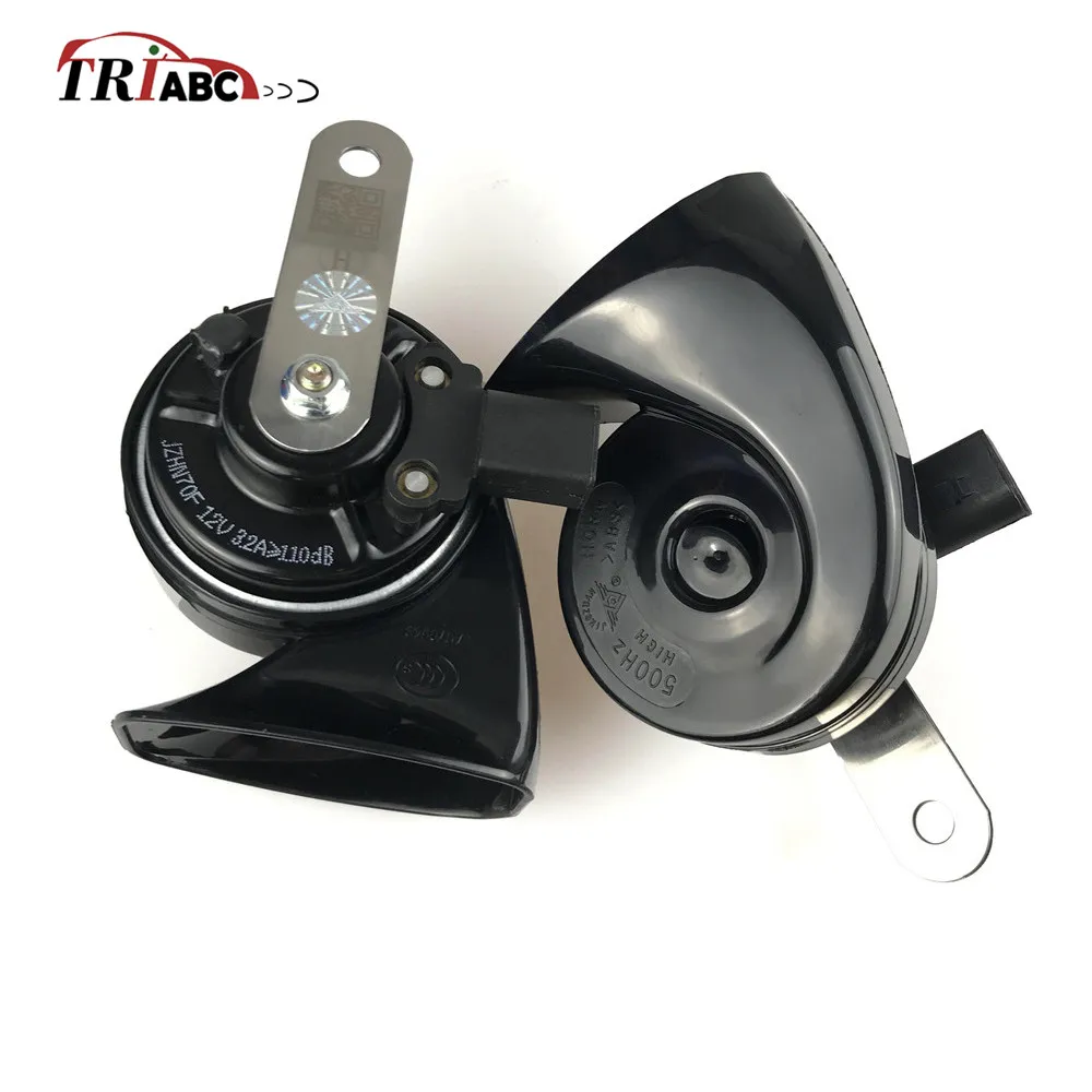 

2 PCS Loud Snail Horn For Polo Santana Gran Lavida Passat Jetta Bora Golf Car Horn Snail Type Horn 112DB 12v With Original Plug