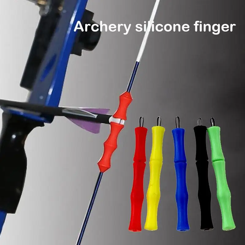 

Finger Protector Silica Gel Rollers Hunting Tool Silicone 5 * 0.4 * 0.4cm Shooting Outdoor Bow Tool Archery Finger Guard