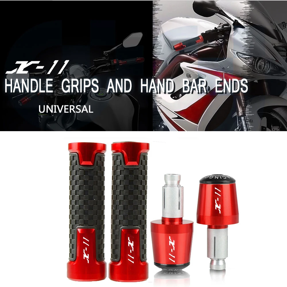 

Motorcycle 7/8 " 22mm handle grips handlebar Handle Bar End Cap For HONDA X-11 X11 1999-2002 2021 2000 2001 CB1100SF CB 1100 SF