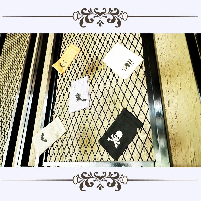 Множество карманов подарочные пакеты серии Хэллоуин принты на красивые и