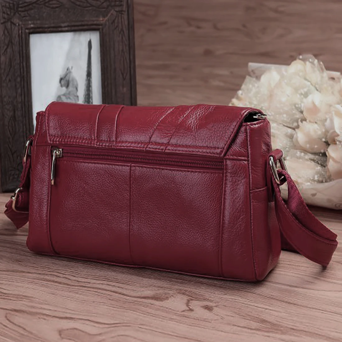 Женская сумка мессенджер из натуральной кожи на одно плечо|bag high quality|bag ladiesbrand