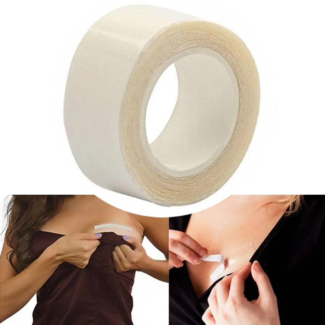 Новые уникальные 5 м двухсторонняя клейкая безопасная тела лента одежда
