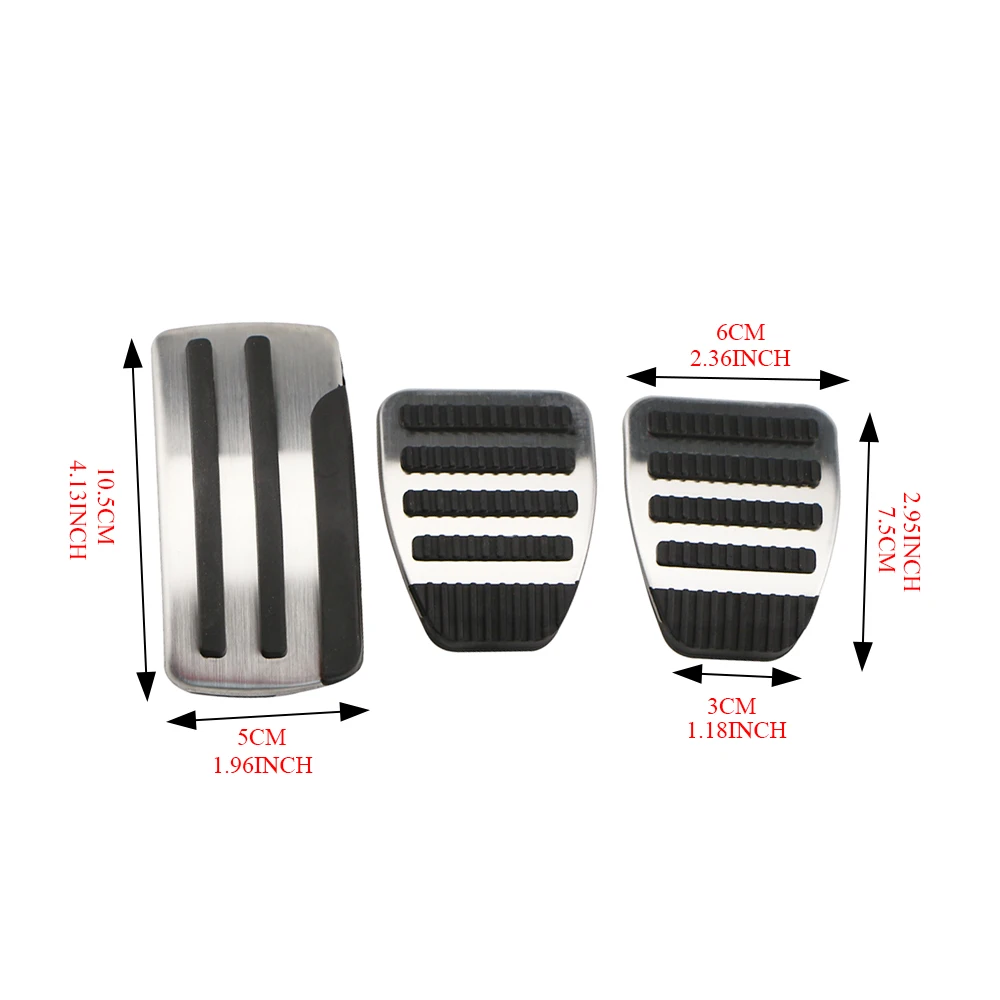 

Xburstcar AT MT Car Pedals for Nissan X-trail T31 ROGUE Qashqai J10 Teana Altima Car Stainless Steel Pedal Cover Parts