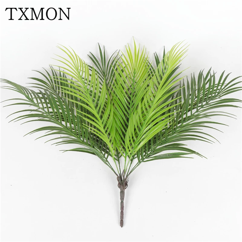 9 головок большой железный папоротник искусственные зеленые растения украшения