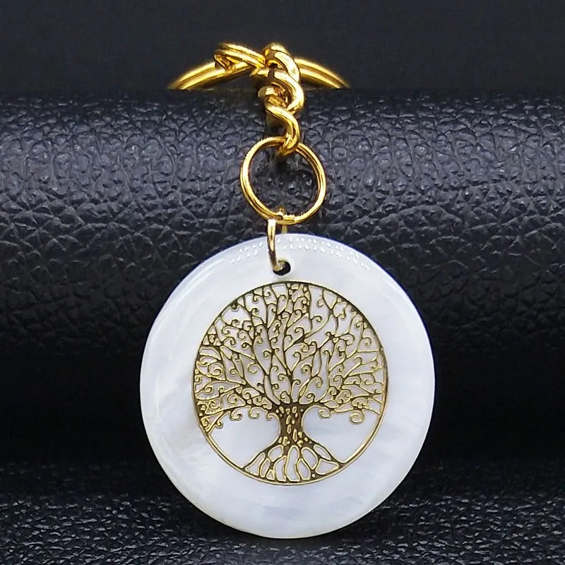 2021 модные подвески для кошелька из нержавеющей стали с изображением дерева жизни