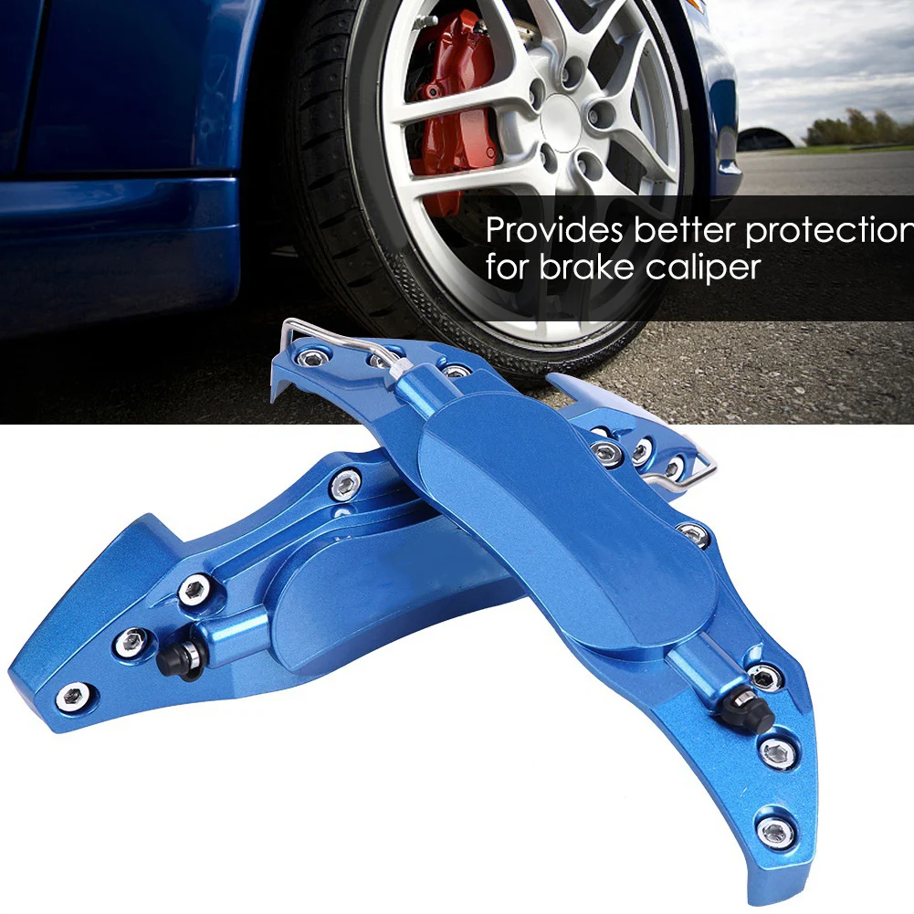 

2pcs Car Aluminum Brake Caliper Protector Cover Brake Caliper Cover For Wheel Hub Brake Caliper Cover Dropshipping New
