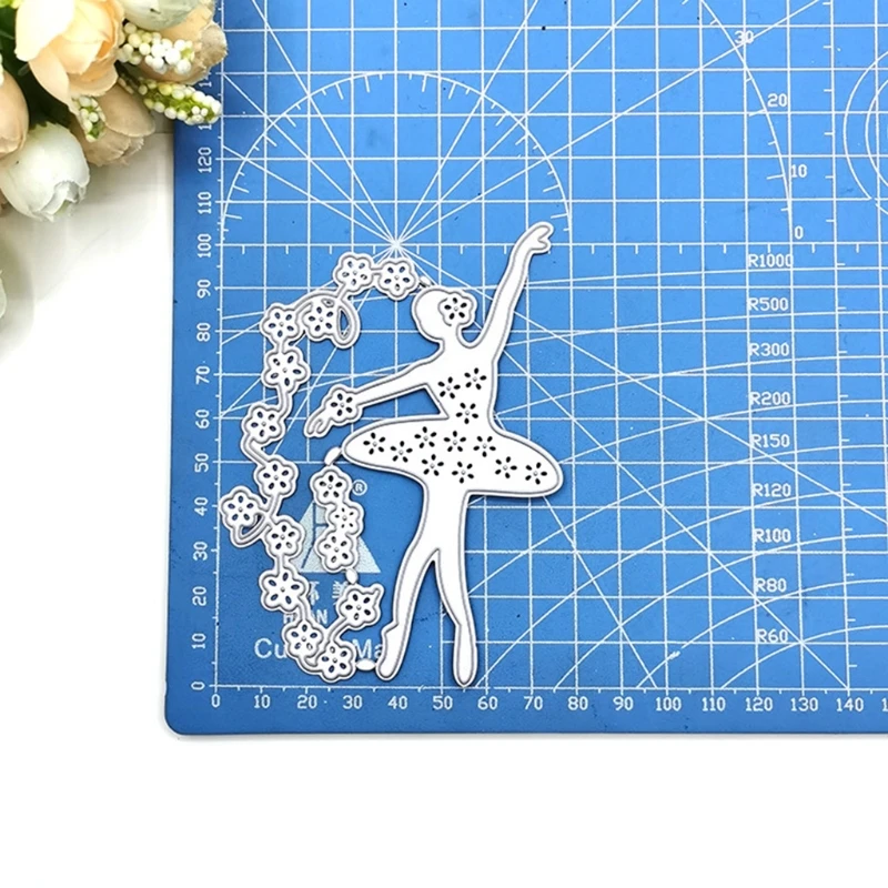 

Ballet Girl Metal Cutting Dies Stencil Scrapbooking DIY Album Stamp Paper Card Embossing Decoration