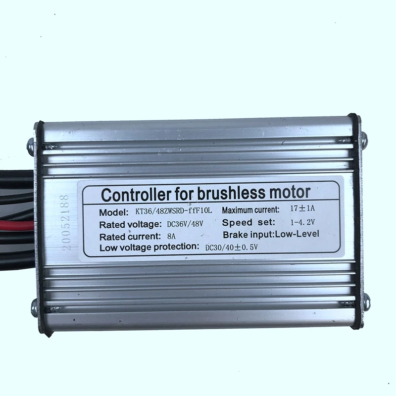 

Waterproof Ebike Controller KT36V/48V 17A Square Wave Controller for Kunteng LED790-900S LCD1-LCD8 with Light
