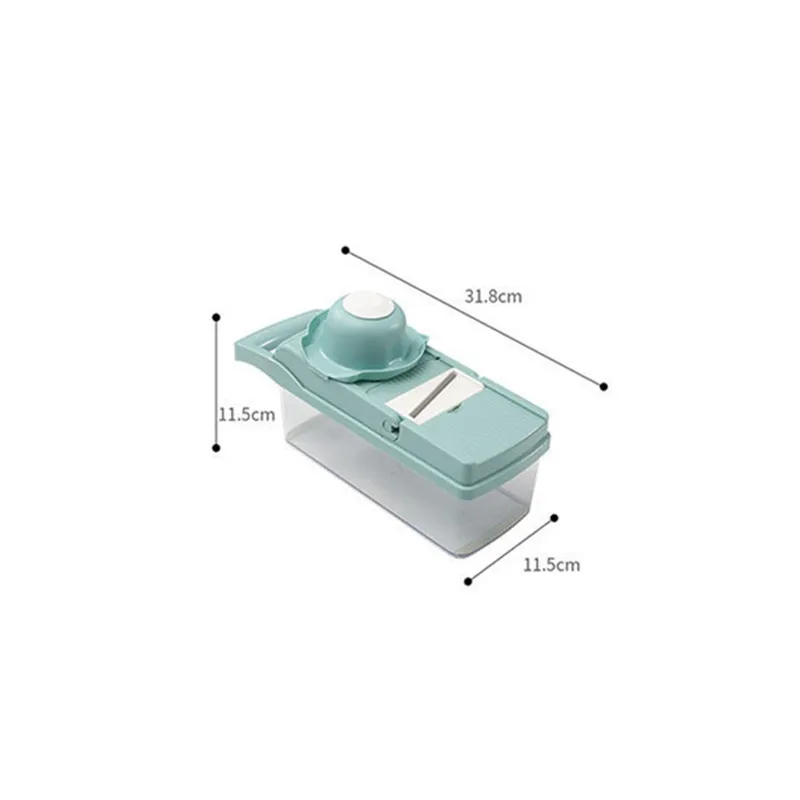 

Manual Fruit Slicer Multi-function Drain Basket Vegetables Kitchen Containers Garlic Press Potato Onion Slicer Pineapple Cutters