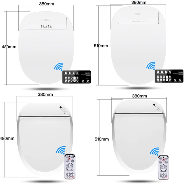 FOHEEL Intelligent Toilet Seat Electric Bidet Cover Smart Bidet heated