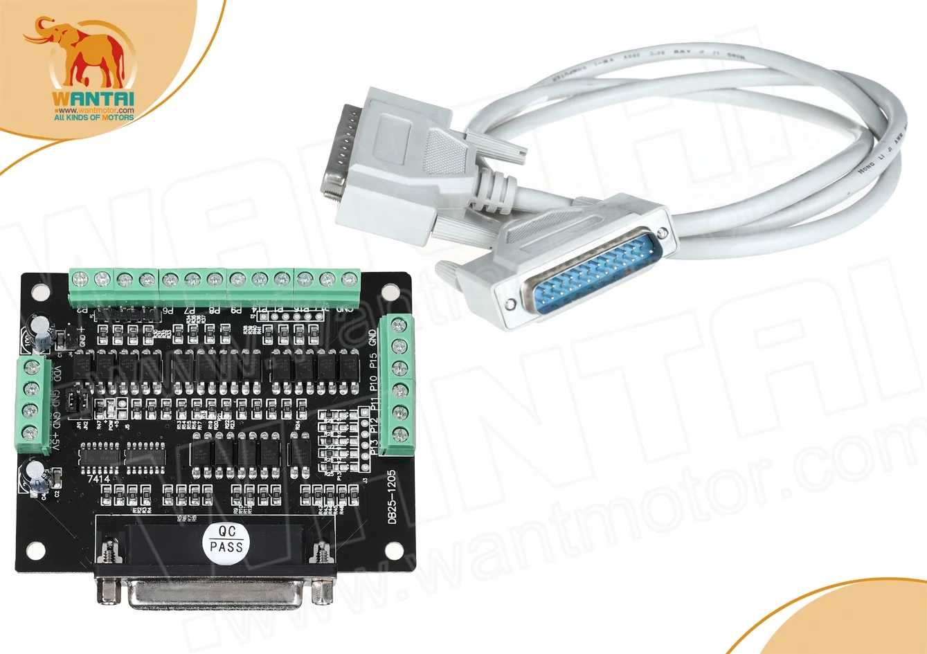 

Wantai 3Axis Nema23 Stepper Motor 57BYGH115-003B+Driver DQ542MA 50V 4.2A 128Micro cnc stepper motor kit