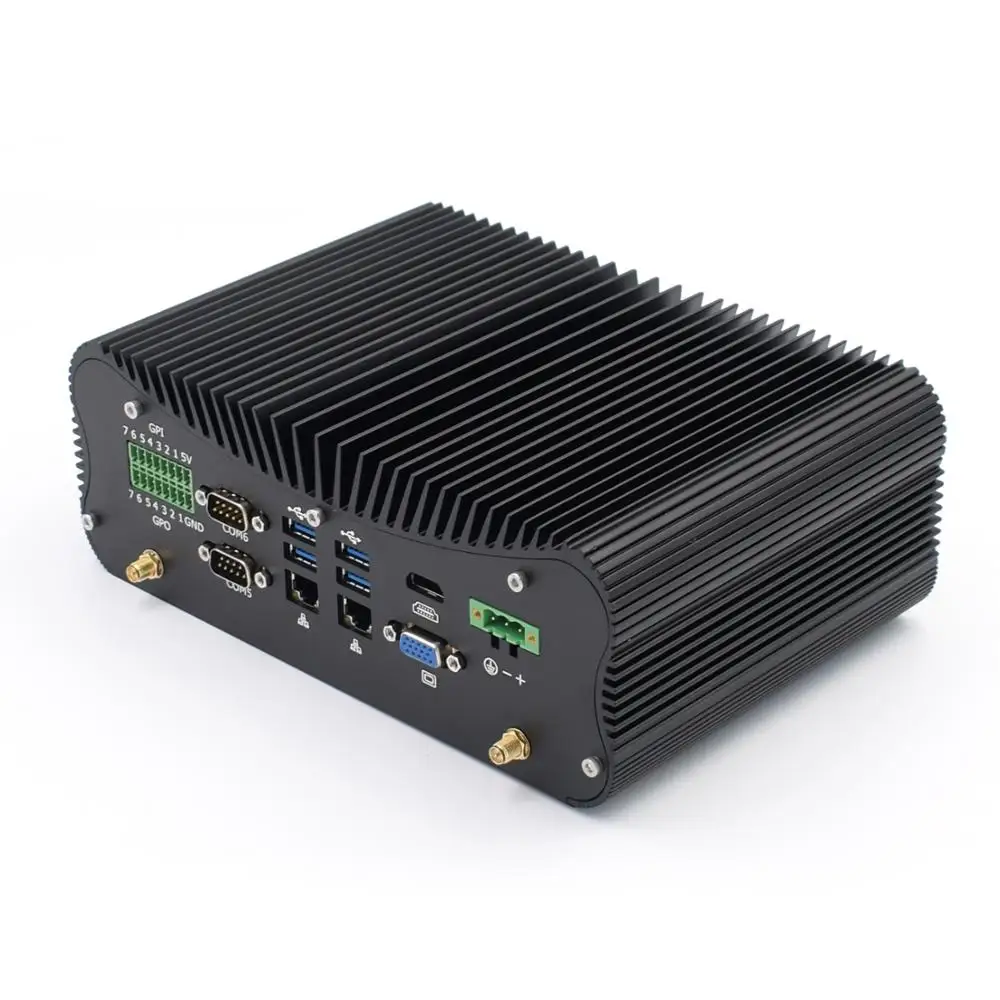 Preise Mini Industrielle PC Intel Core I5 8250U 7267U 4200U I7 4500U Mit 14Pin GPIO LPT Port DB9 COMs CMOS ATX Tiny Computer Linux 4G