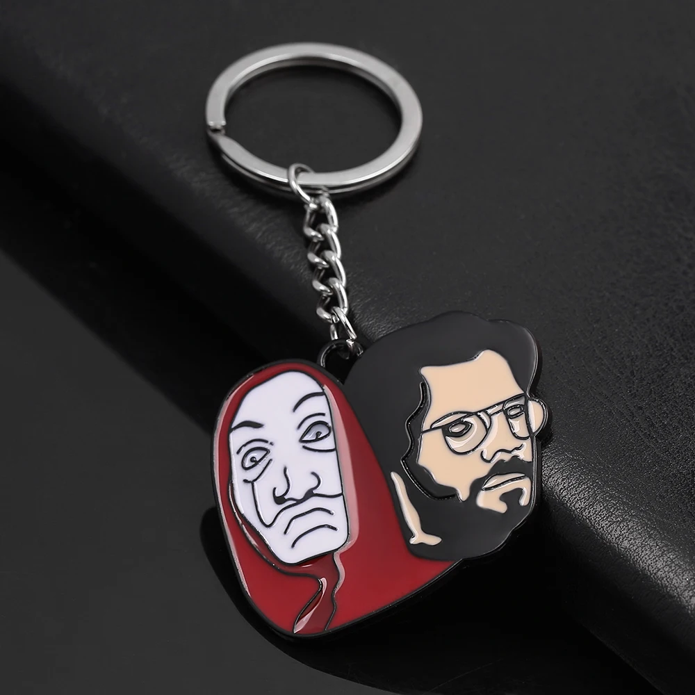 Забавный брелок для ключей Сальвадора Дали профессора бумажного дома добычи
