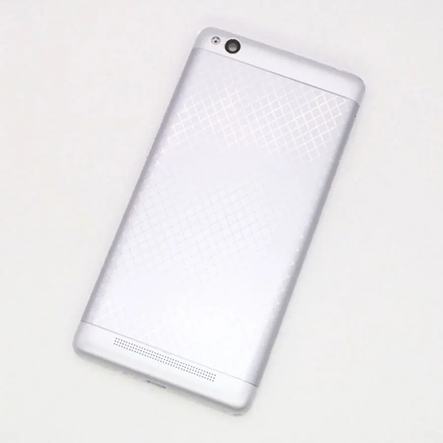 3 Silver Крышка батарейного отсека для Xiaomi Redmi 3 3s 3 pro Prime 5'0 дюймов задняя крышка батарейного отсека Корпус Крышка+ Кнопка громкости запасные части - Цвет: 3 Silver