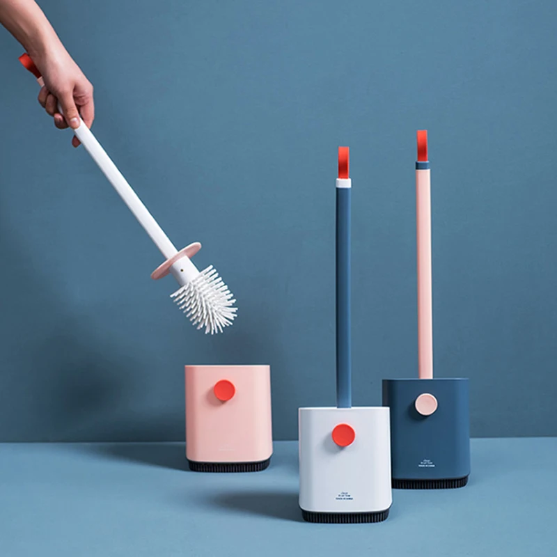 Длинная ручка Чистящая Щетка для туалета держатель краски креативный настенный
