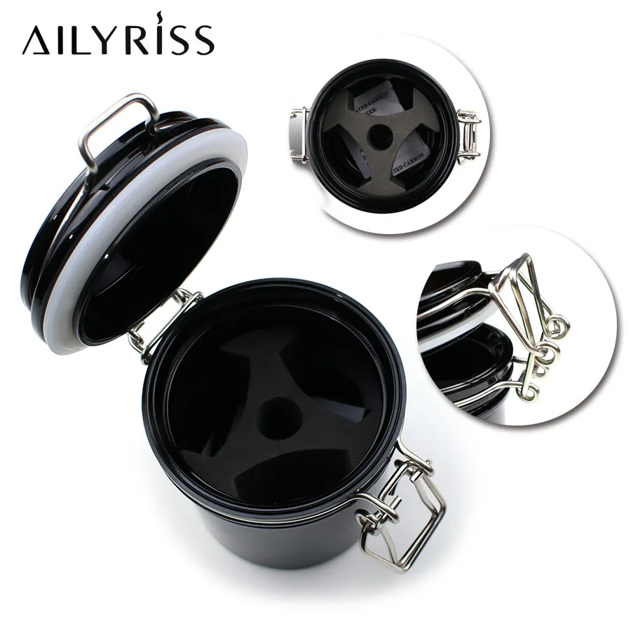 Glue Storage Tank Activated Carbon Sealed Jar With Seal Buckle for Grafting Eyelash Extension Individual Makeup Tool |