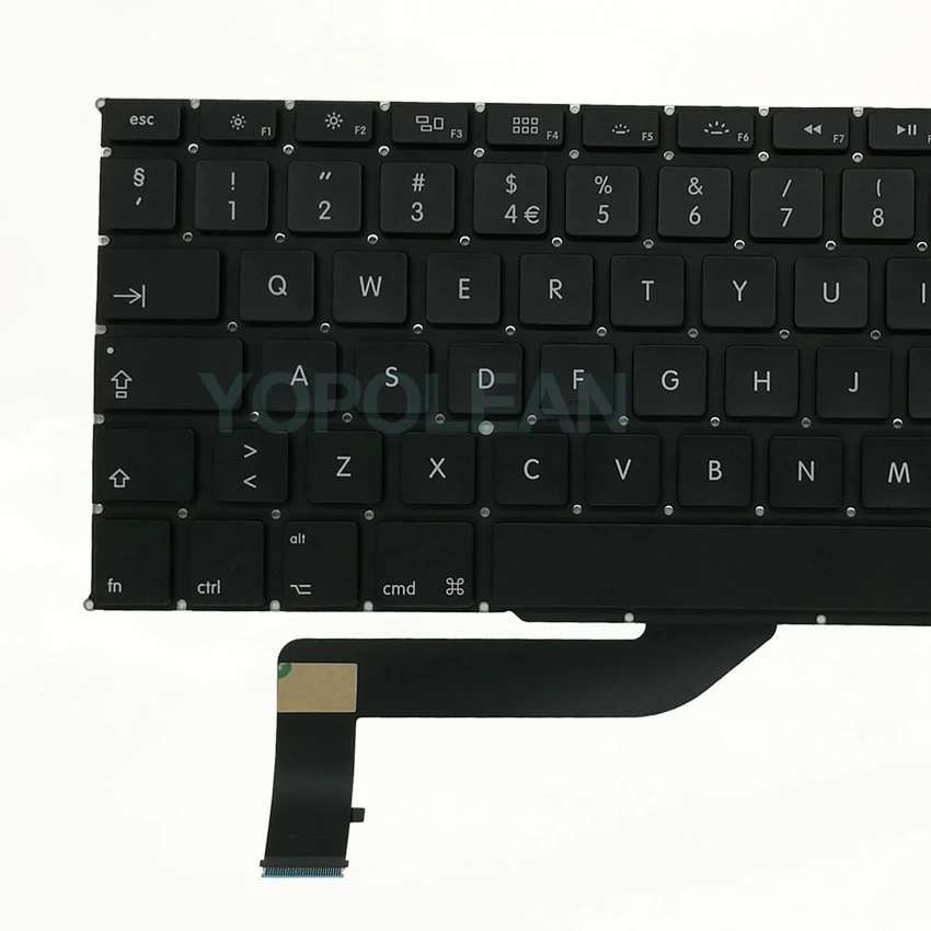 Клавиатура A1398 для MacBook Pro Retina 15 дюймов норвежская раскладка 2012 2013 2014 2015