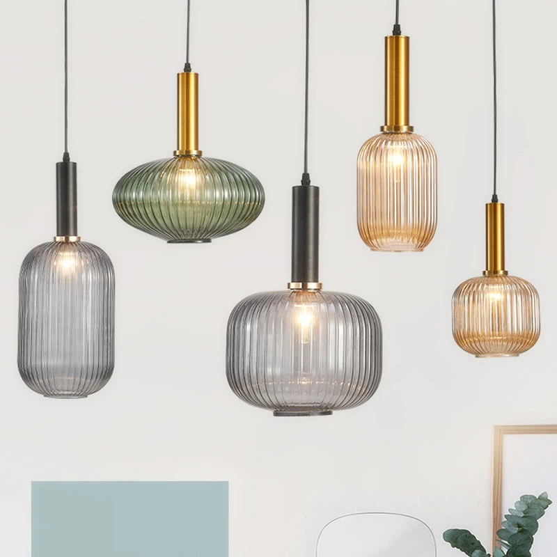 

Подвесные лампы в скандинавском стиле для ресторана, стеклянный светильник для ресторана, бара, Подвесная лампа для спальни, гостиной, кухн...