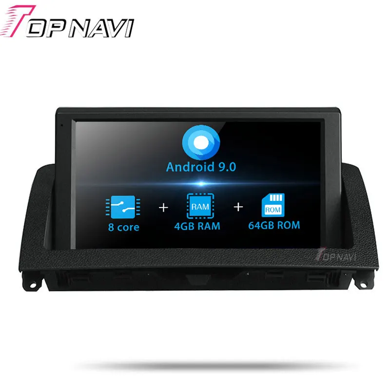 TOPNAVI Восьмиядерный Android 9 0 автомобильный стерео плеер радио для Benz C-W204 (2007 2008 2009 2010