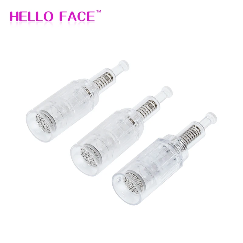 5 шт. круглые нано-картриджи с винтовыми микроиглами одноразовые запасные части