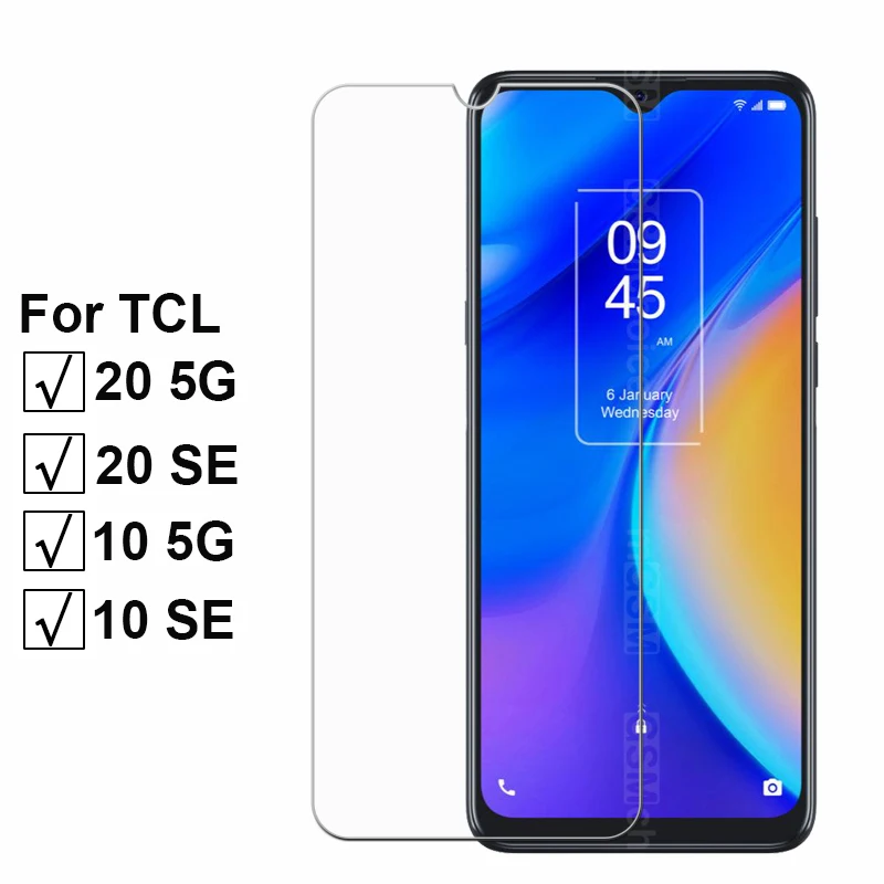 Защитное стекло 3 1 шт для Vidrio TCL 20 10 5G защита экрана закаленное TCL20 SE 20SE T671H пленка